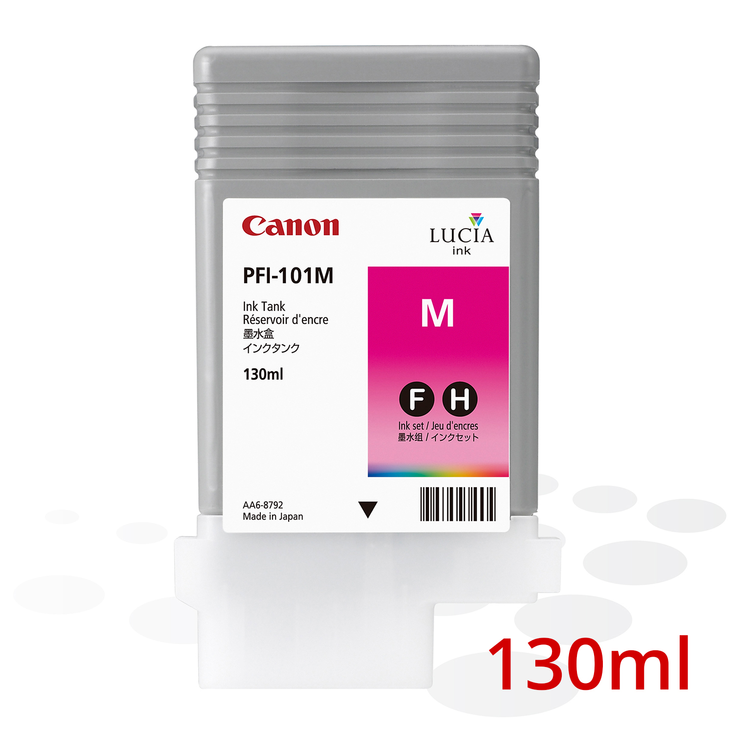 Canon PFI-101 M, Magenta, 130 ml 