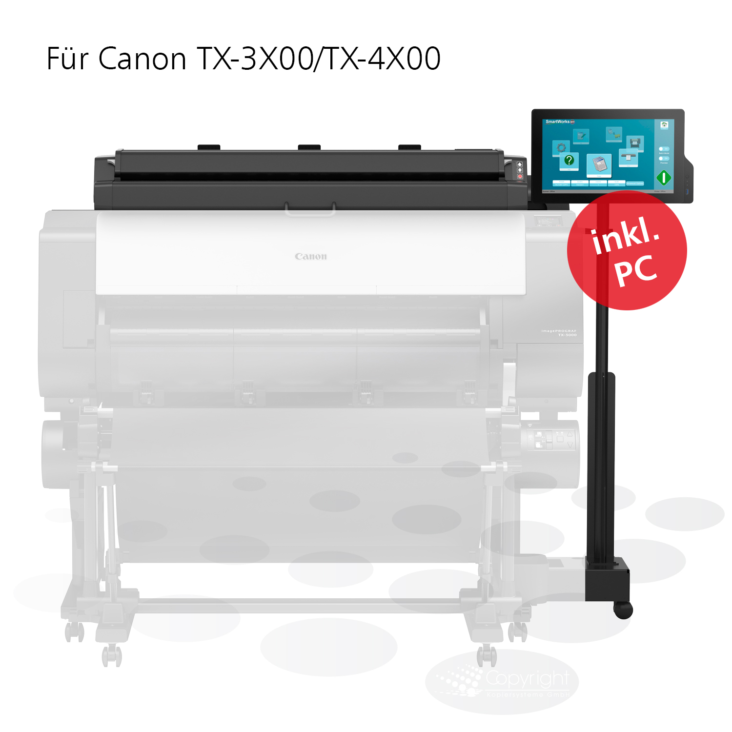 Canon T36 AIO (inkl. PC) Scanner für TX-3X00/TX-4X00