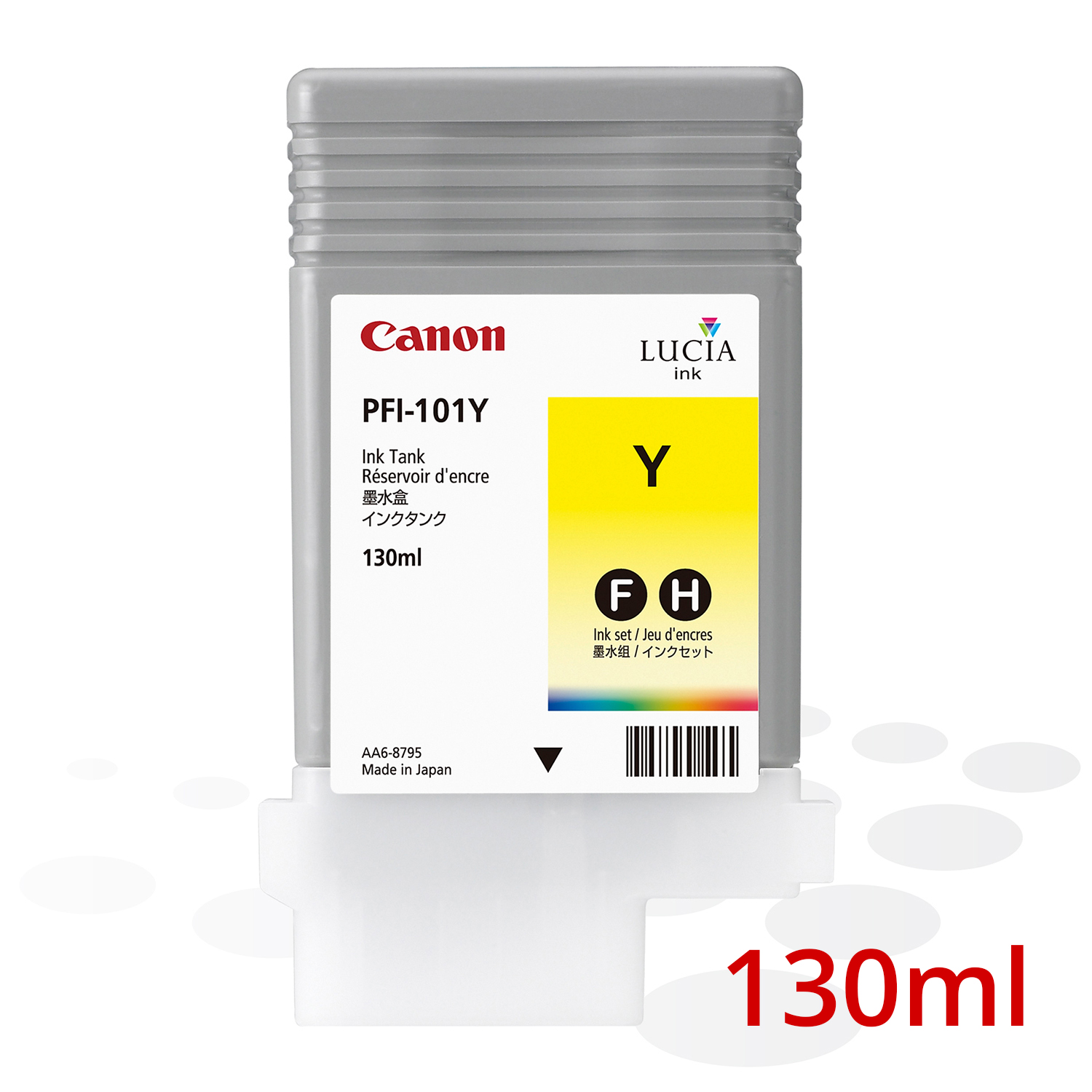 B-Ware Canon PFI-101 Y, Yellow, 130 ml 