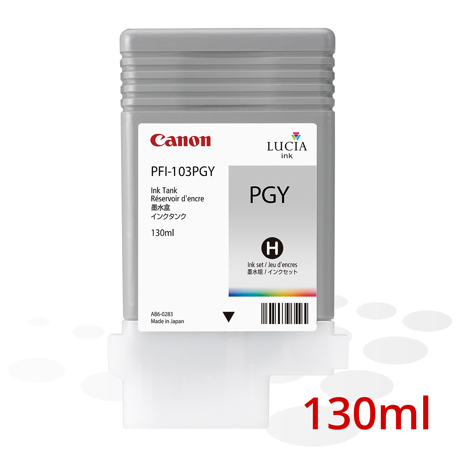 Canon PFI-103 PGY, Photo Grau, 130 ml