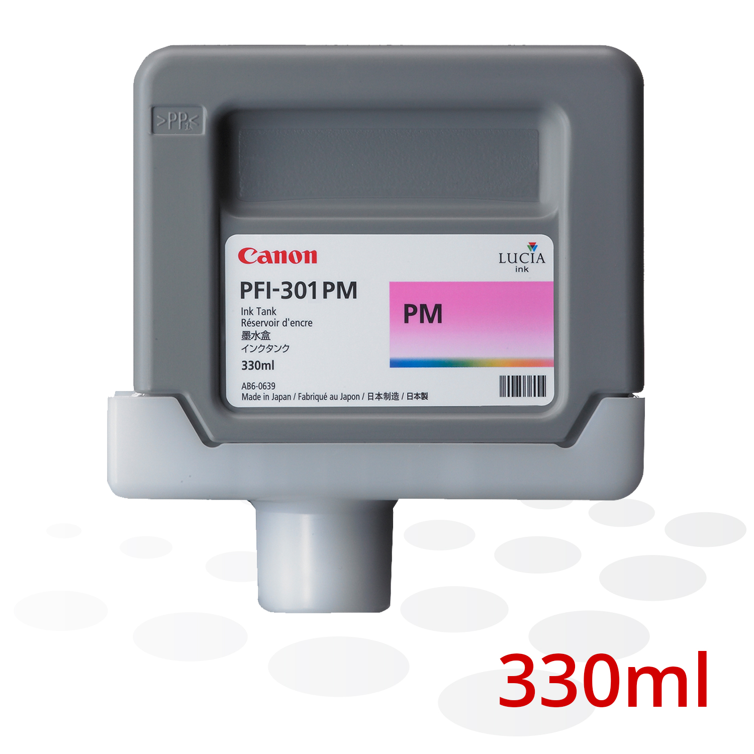 Canon Tinte PFI-301 PM, Photo Magenta, 330 ml   