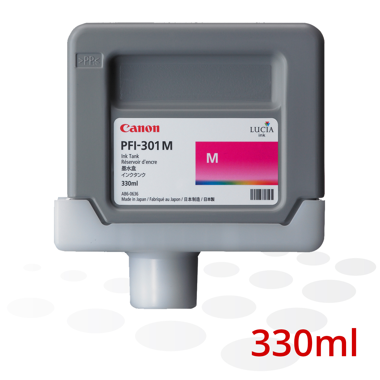 B-Ware Canon Tinte PFI-301 M, Magenta, 330 ml